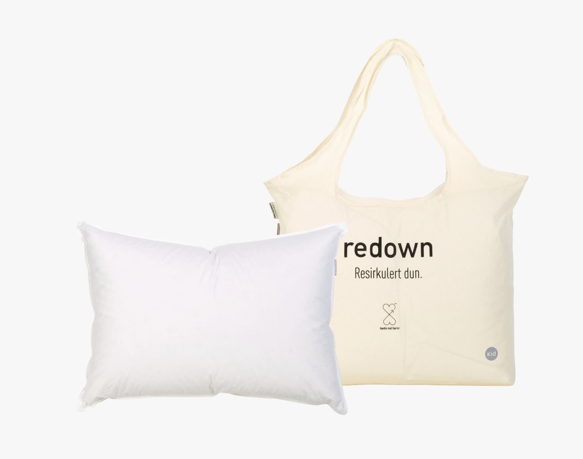 Medium dunpute hvit - 3