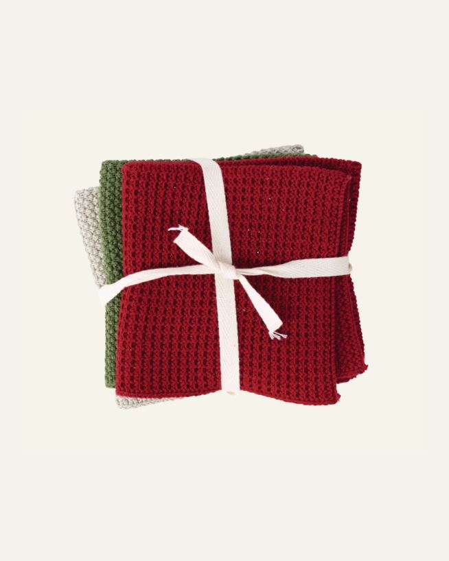 Klut multi rød - 26x26 cm multi rød - 1