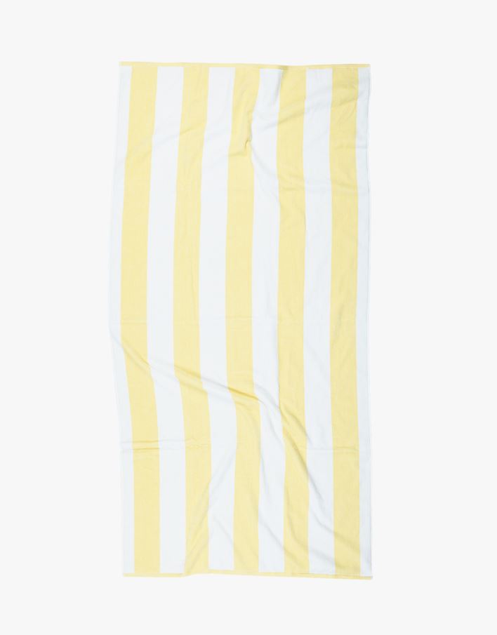 Badehåndkle gul - 90x180 cm gul - 1