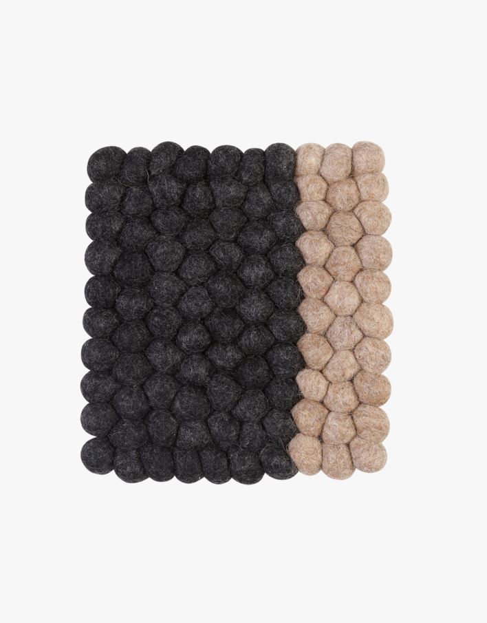 Gryteunderlag brun - 21x21 cm brun - 1