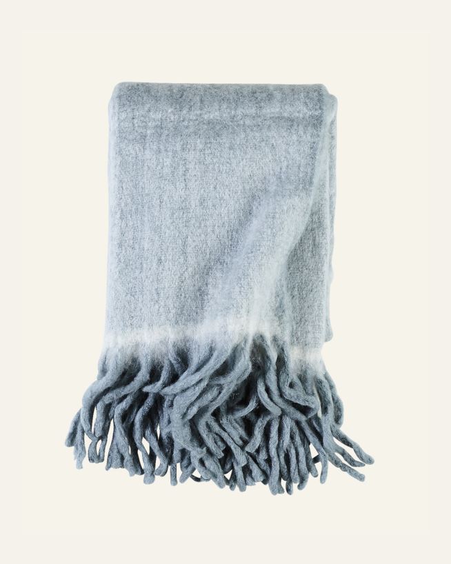 Pledd blå - 130x170 cm blå - 1