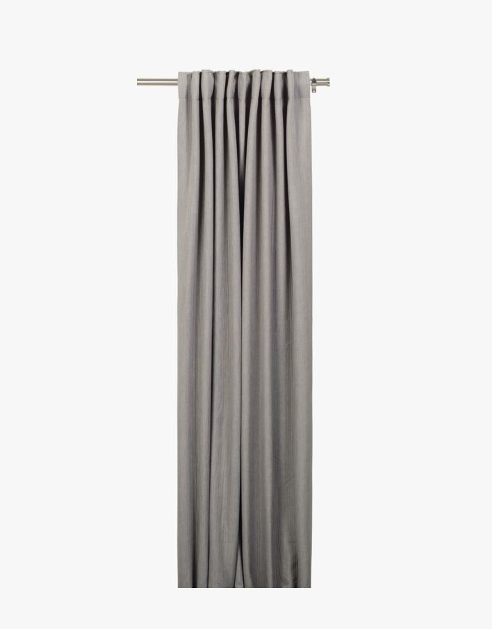 Birgit lystett gardin grå  - 140x260 cm grå - 1