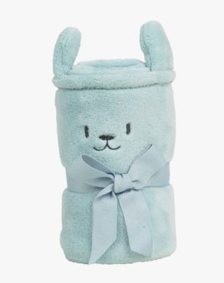 Kid Fie Fleecepledd Lys Blå 80x80 cm