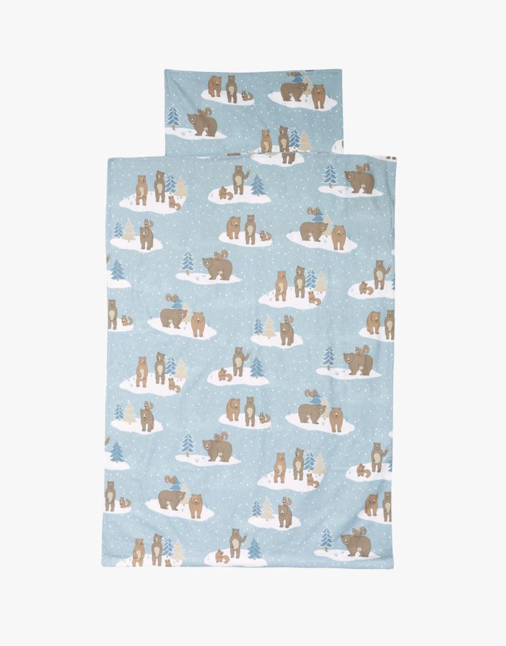 Sengesett lys blå - 100x140 40x60cm lys blå - 1