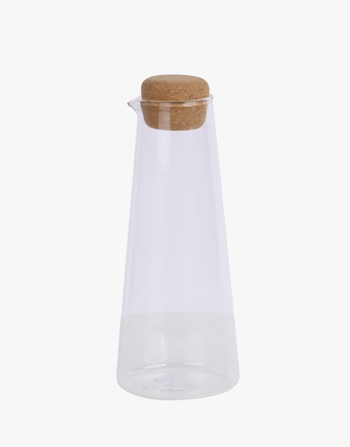 Kork vannkaraffel transparent  - 26 cm transparent - 1