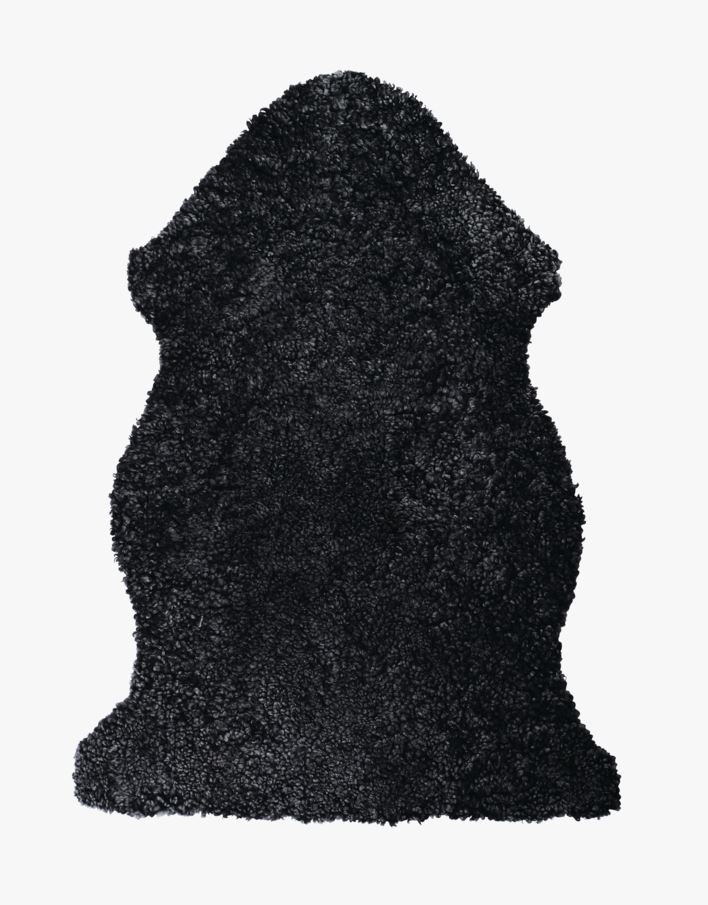 Lammeskinn mørk grå - 85 cm mørk grå - 1