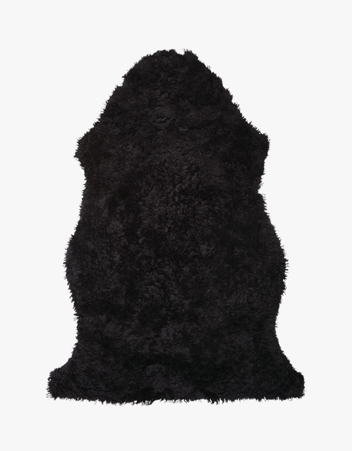 Lammeskinn svart - 85 cm svart - 1