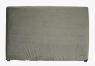 Kid Velvet Sengegavltrekk Grå 180x120x8 cm