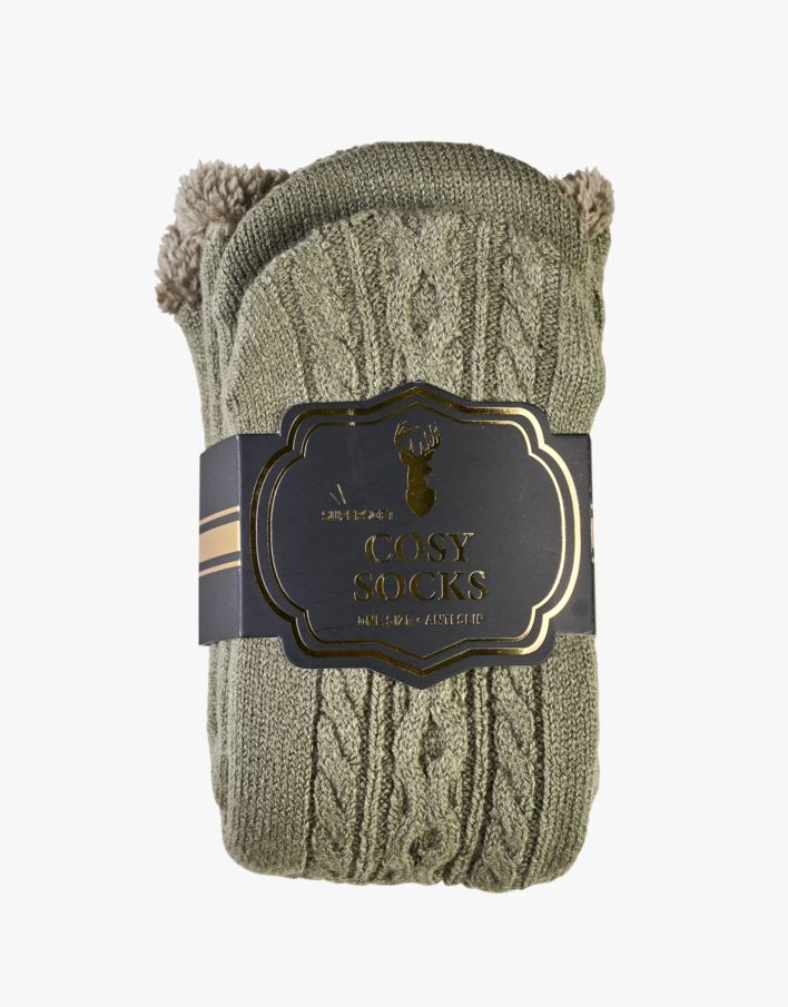 Socks olivengrønn - one size olivengrønn - 1