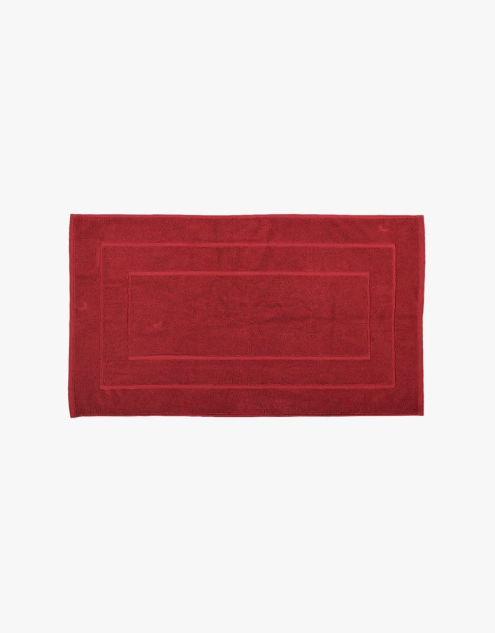 Badematte rød - 50x90 cm rød - 1