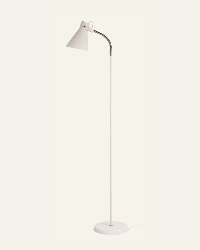 Gulvlampe hvit - ø16x146 cm hvit - 1