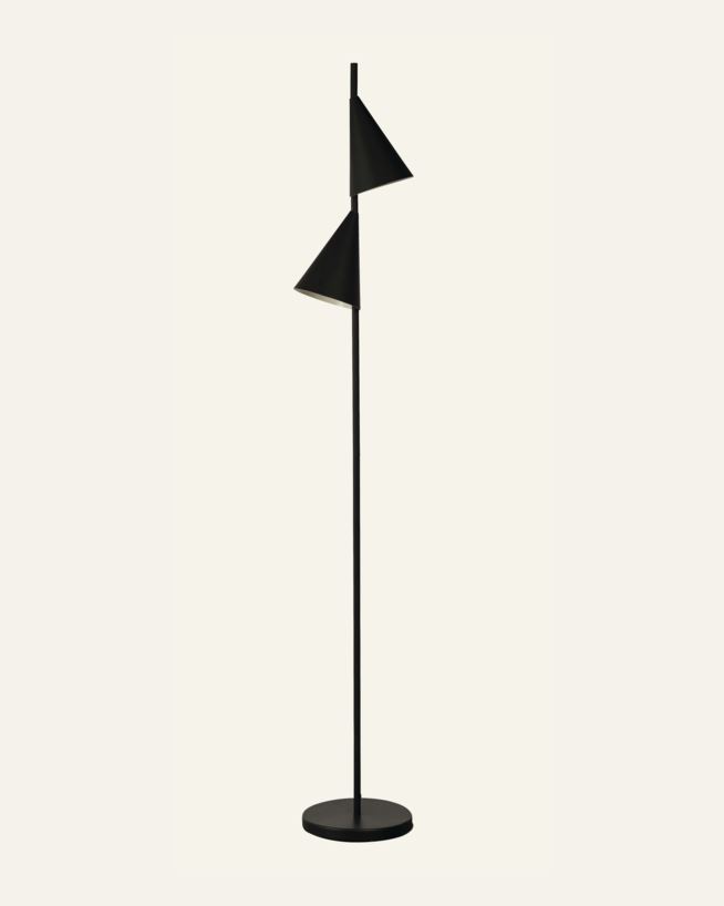 Gulvlampe svart - 26x26x169 cm svart - 1