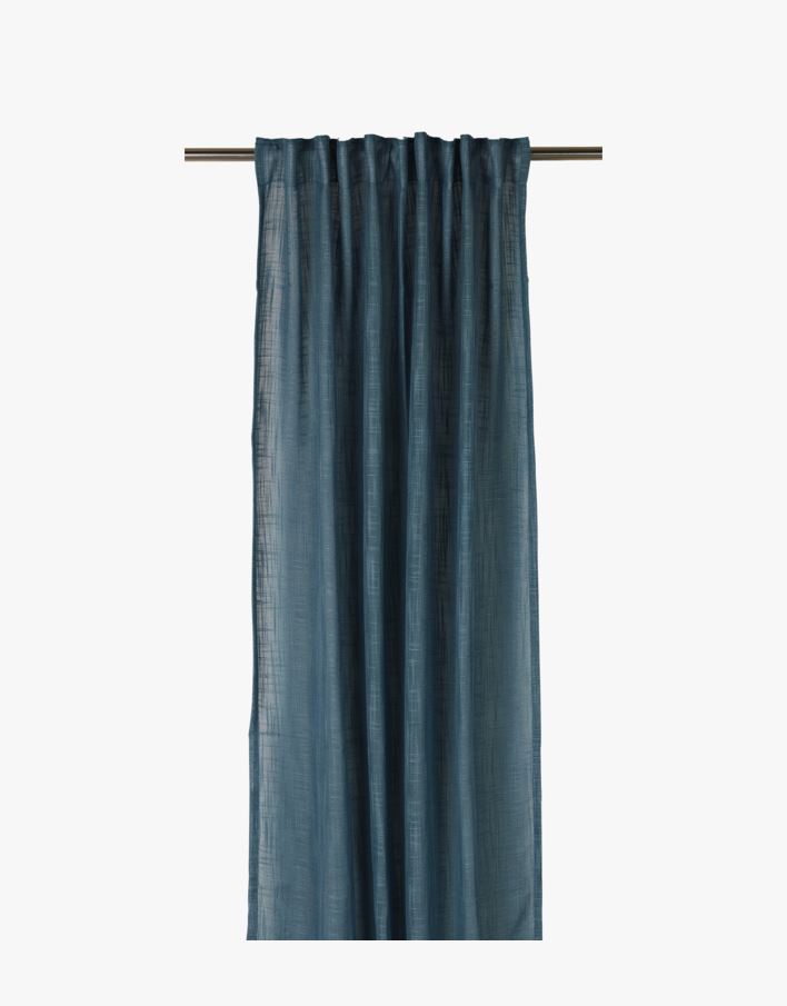 Gardin mørk aquablå - 140x160 cm mørk aquablå - 1