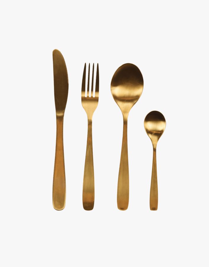 Bestikk 4 deler gull - 000 gull - 1