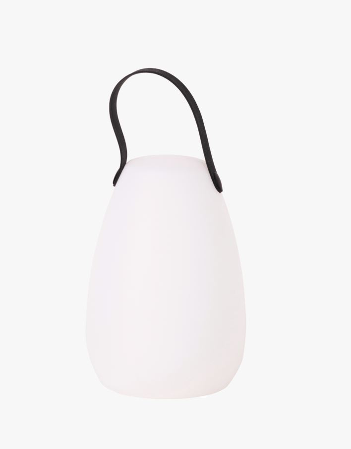 Led lampe koksgrå - 14x14x20 cm koksgrå - 1