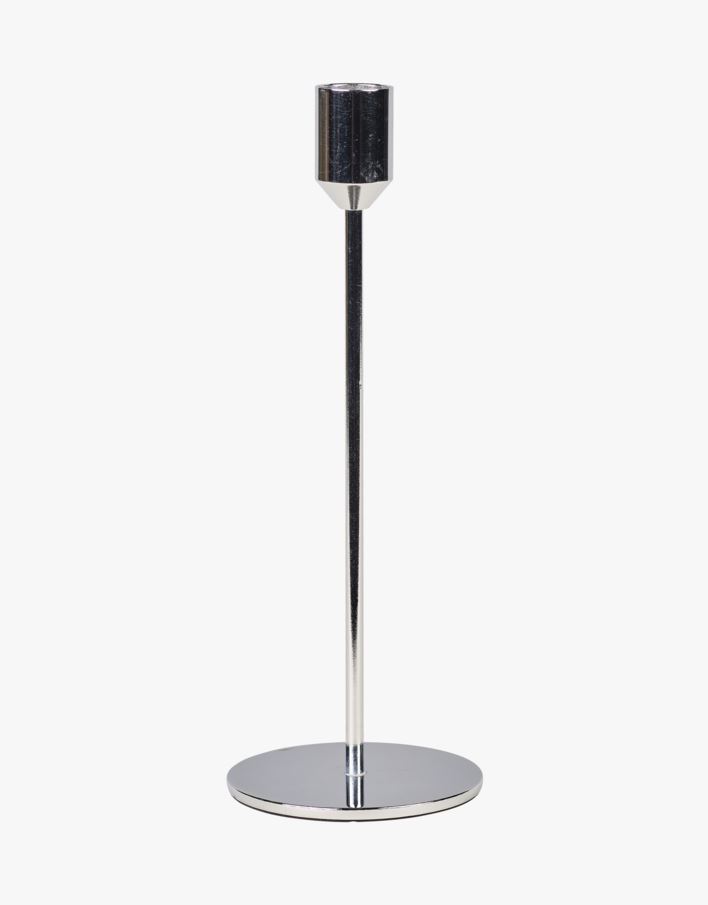 Lysestake sølv - 7,8x7,8x21,8 cm sølv - 1