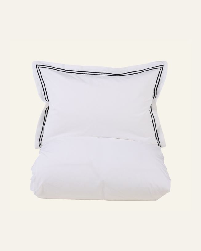 Percale sengesett hvit - 200x220 cm hvit - 1