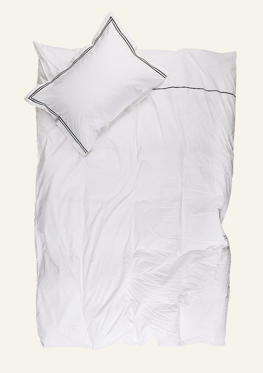 Percale sengesett hvit - 3