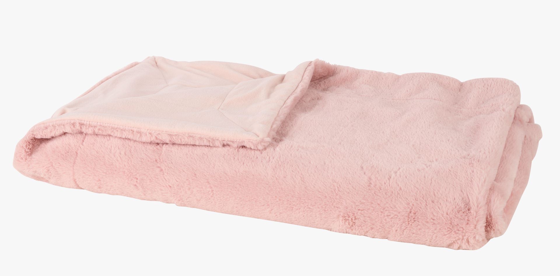 Milde pelspledd rosa - Kid