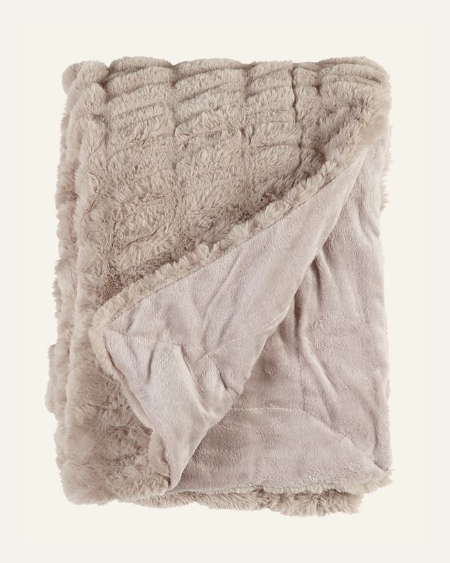 Pelspledd beige - 130x170 cm beige - 1