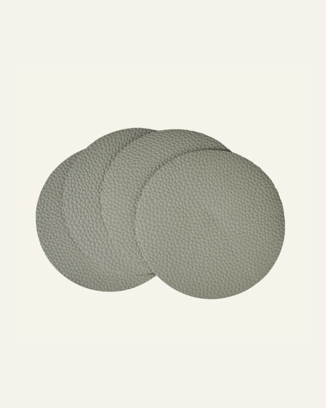 4pk drikkebrikke lys grønn - ø10 cm lys grønn - 1