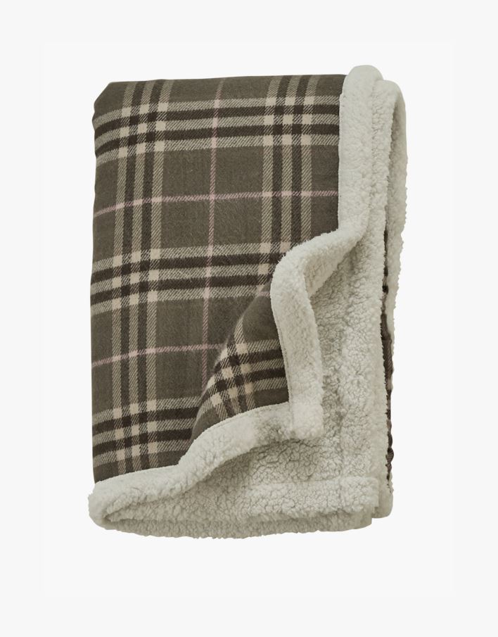 Pledd olivengrønn - 130x150 cm olivengrønn - 1