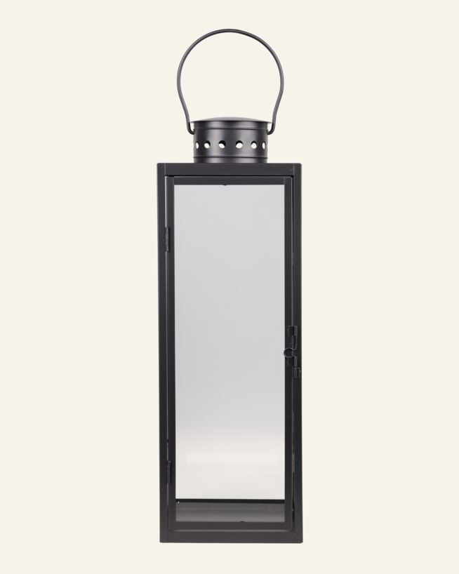 Lykt svart - 13,5x13x34,5 cm svart - 1