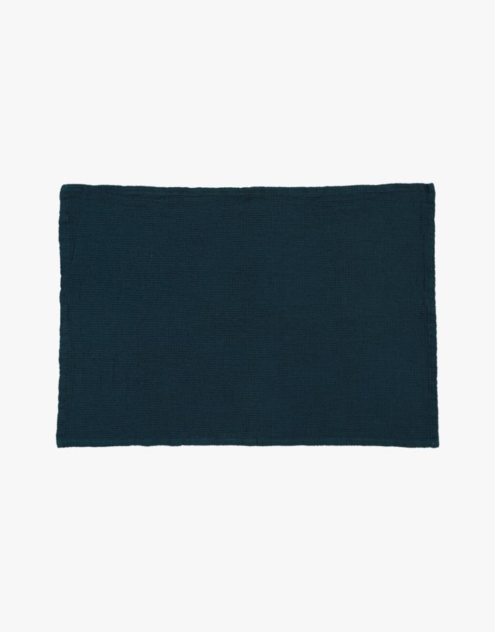 Small Waffel håndkle petroleumsblå  - 40x60 cm petroleumsblå - 1