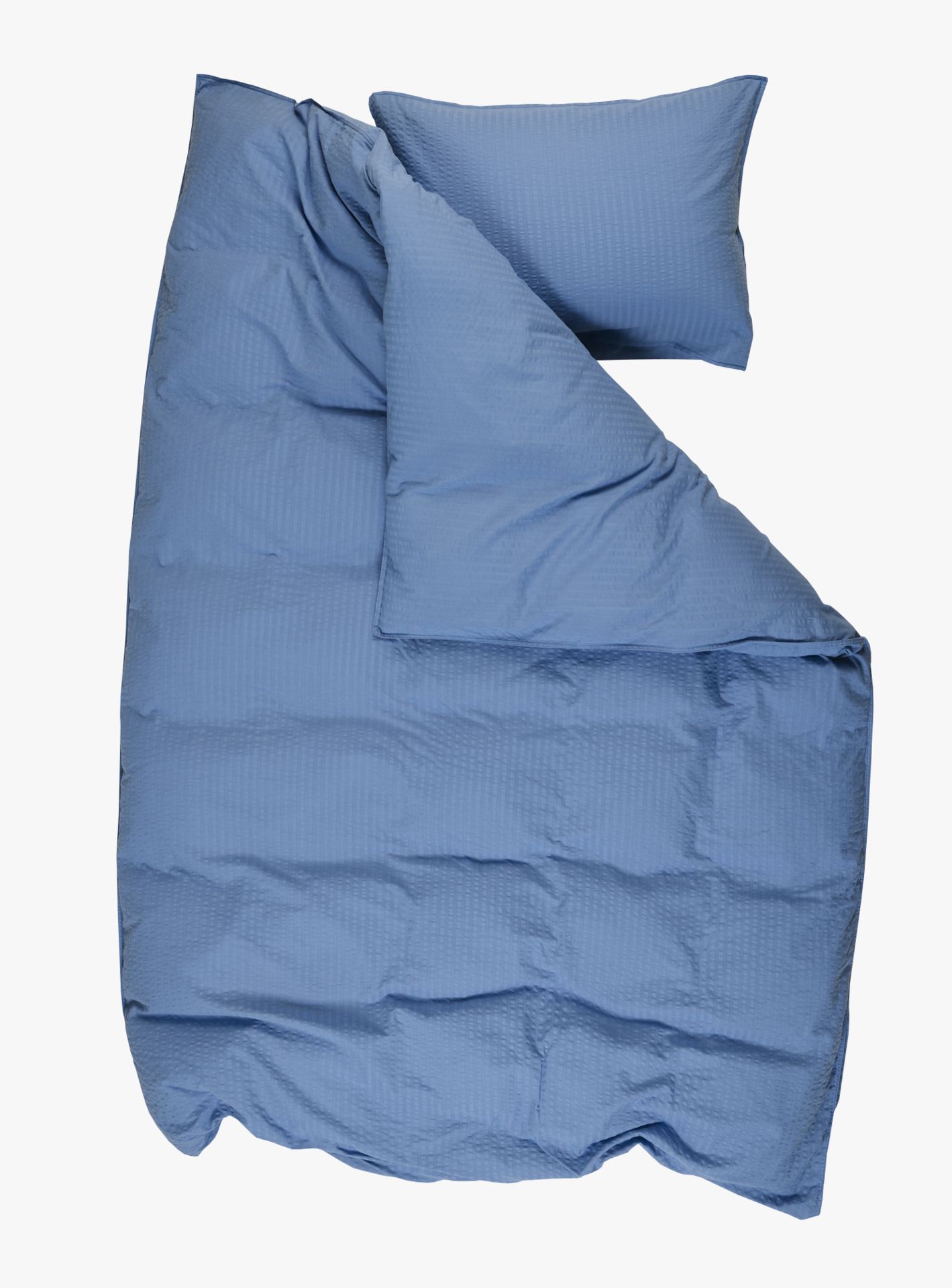 Krepp sengesett blå - 3