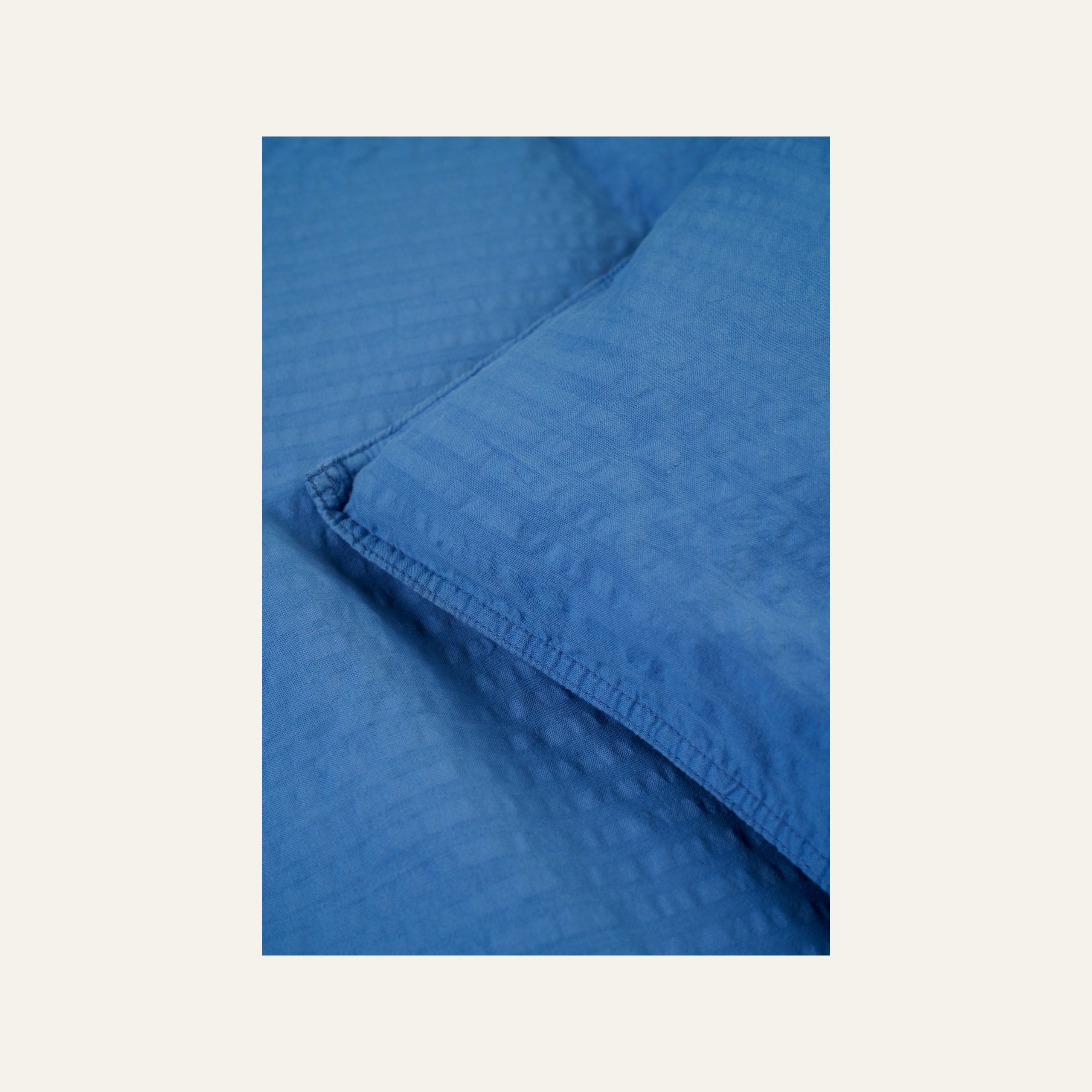 Krepp sengesett blå - 2
