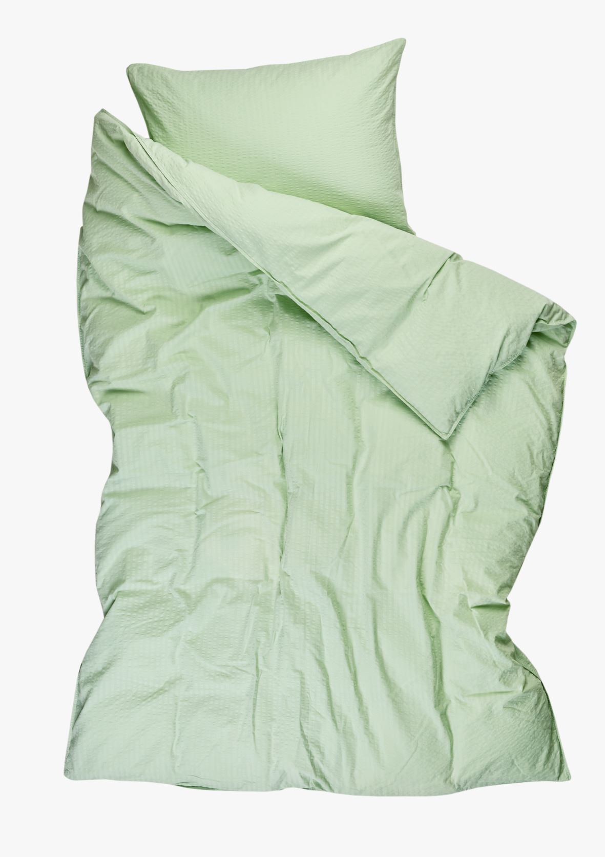 Krepp sengesett lys grønn - 3