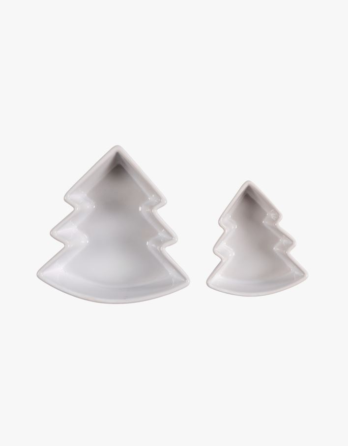 2pk skåler hvit - h 14,4 + 10,7 cm hvit - 1