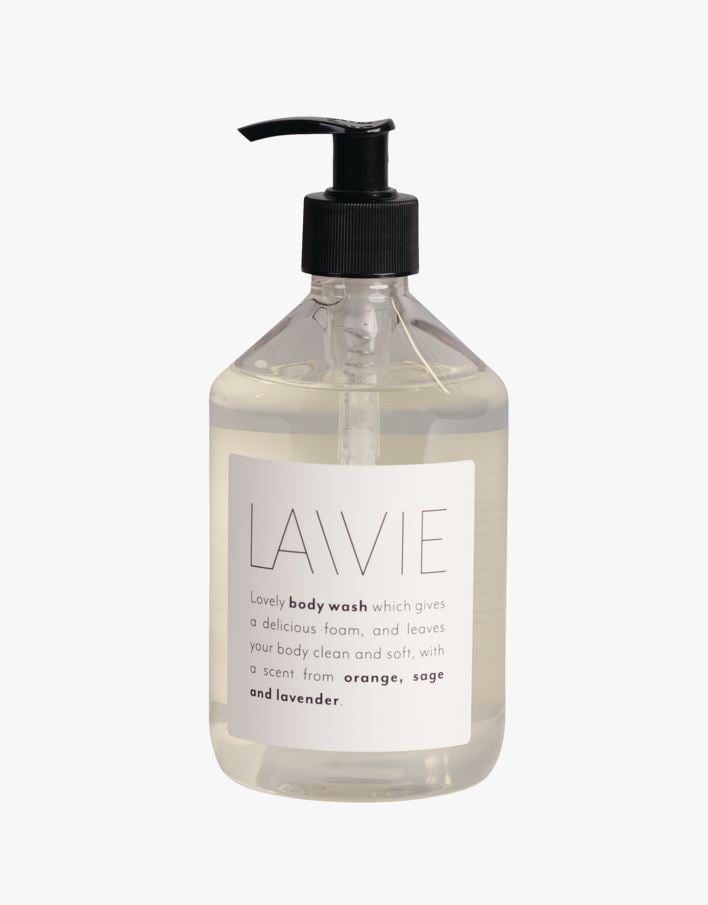 LA\VIE lavendel dusjsåpe transparent  - 500 ml transparent - 1