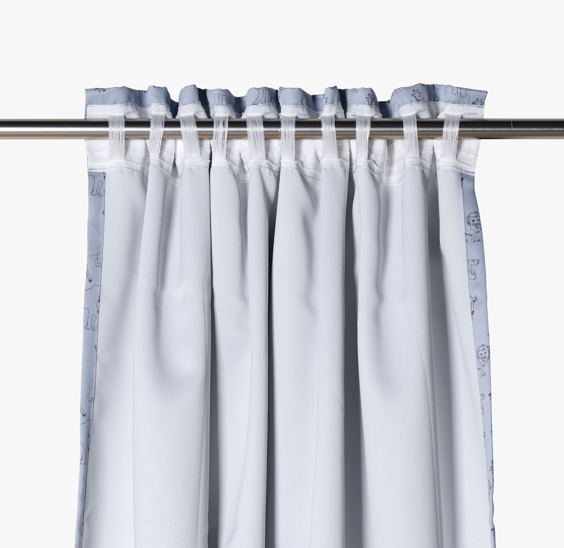 Lysdempende gardin lys blå - 3