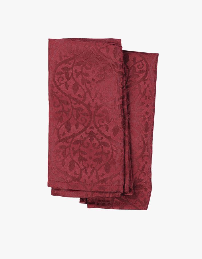 2pk tøyserviett rød - 45x45 cm rød - 1