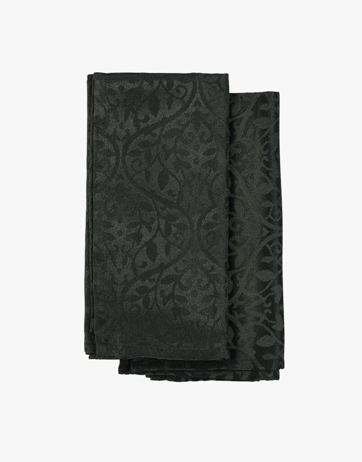 2pk tøyserviett julegrønn - 45x45 cm julegrønn - 1