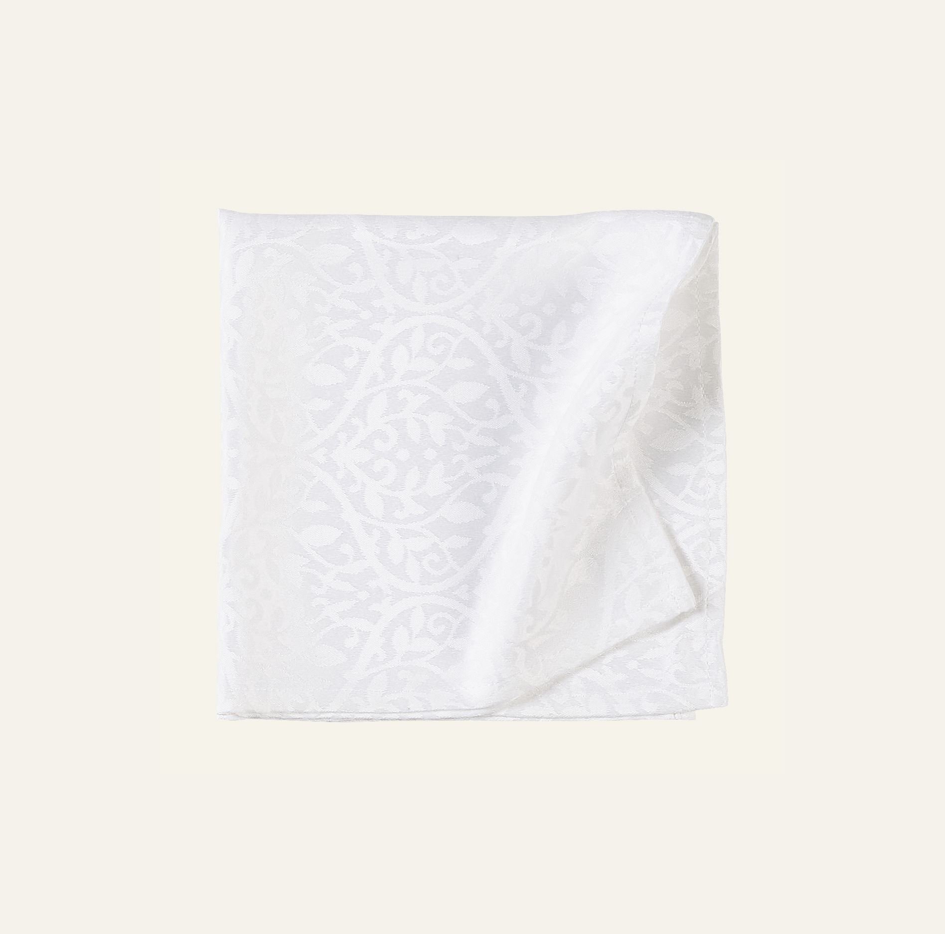 Jaquard duk hvit - 2