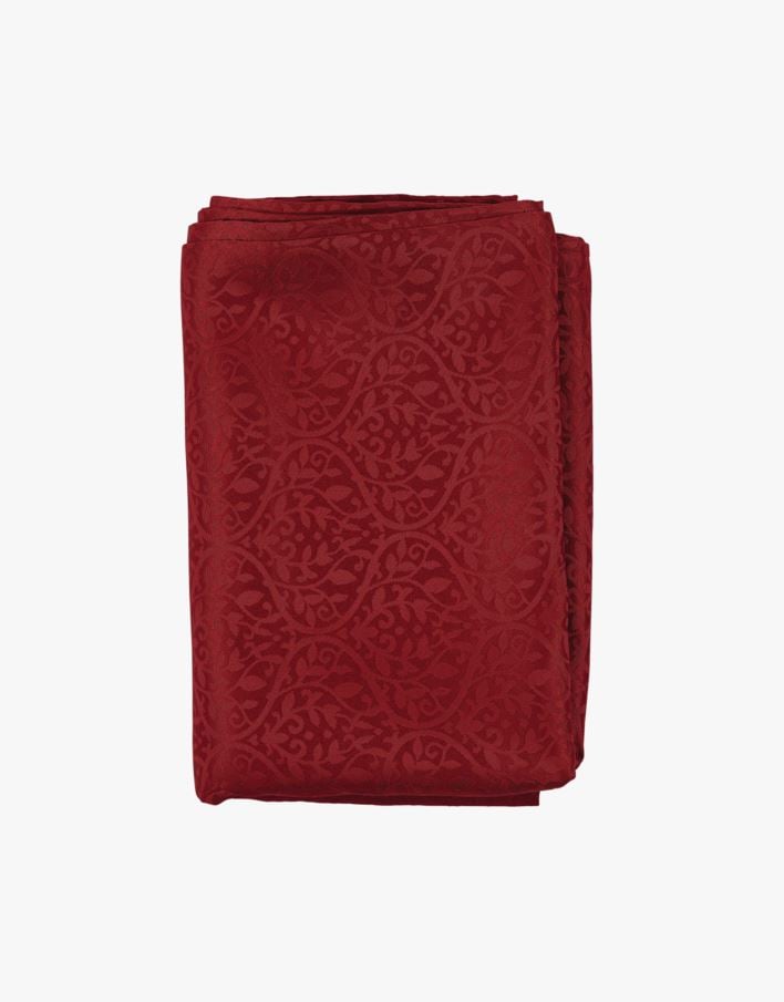 Jaquard duk rød - 140x350 cm rød - 1