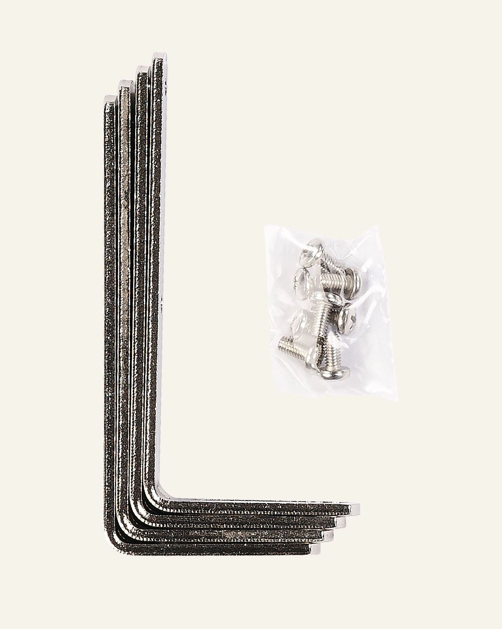 Veggvinkel 4 stk stål - 2