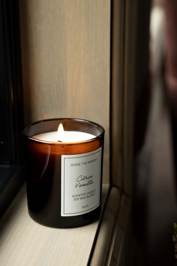 Duftlys beige - 145 g beige - 1