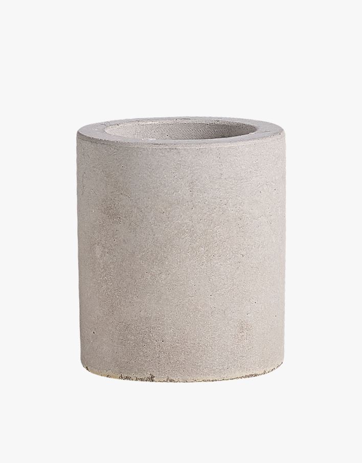 Concrete lysestake grå  - 7,2x6,8 cm grå - 1