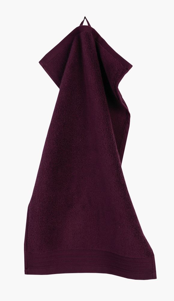 Gjestehåndkle burgunder - 30x50 cm burgunder - 1