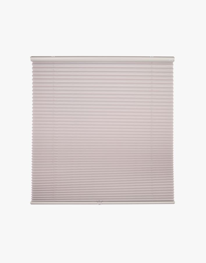 Lysfilt trådløs plissegardin  grå - 110x160 cm grå - 1