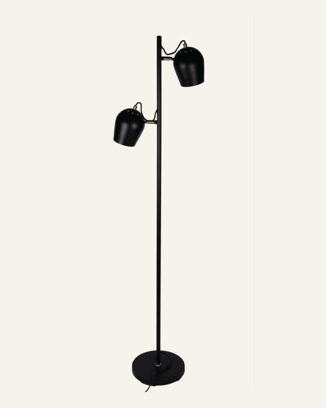 Gulvlampe svart - 158,3 cm svart - 1