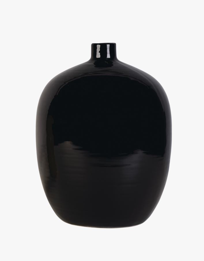 Moreno gloss dekorkrukke svart  - 25x31,5 cm svart - 1