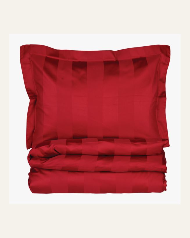 Sateng sengesett julerød - 200x220 cm julerød - 1