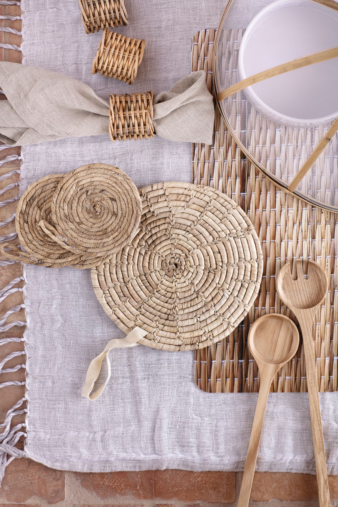 Gryteunderlag natur - 2