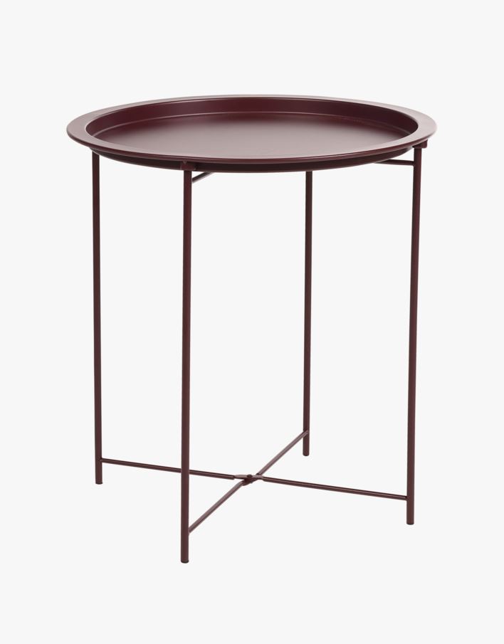 Bord burgunder - ø47 cm burgunder - 1