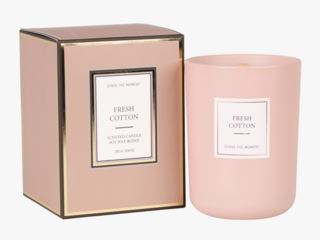 Sense The Moment Fresh Cotton Matt Duftlys Rosa 250 g