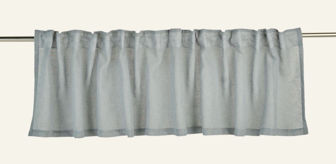 Gardinkappe gråblå - 250x50 cm gråblå - 1